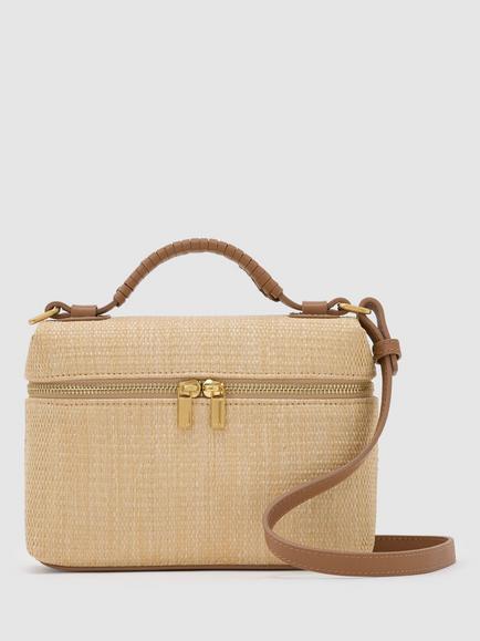 Reiss Ines Vanity Crossbody Bag, Natural, Natural