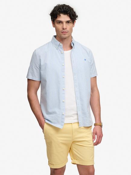 Superdry Premium Regular Chino Shorts, Washed Yellow