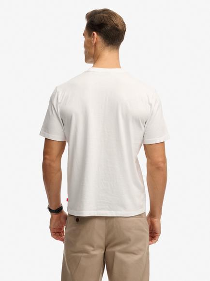 Superdry Cotton Micro Logo Loose Fit T-Shirt - view 2, Optic