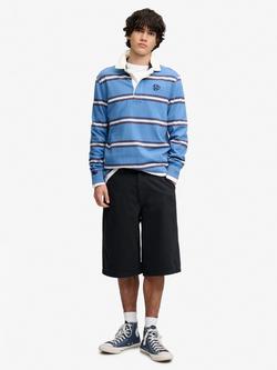 Superdry Oversized Five Pocket Twill Shorts, Eagle Black, Eagle Black