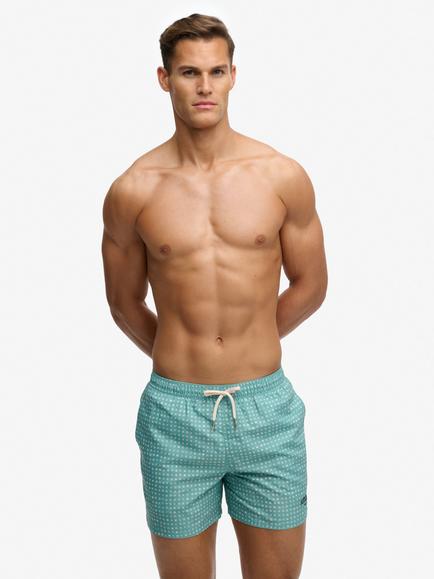 Superdry Printed Swim Shorts, Green, Green