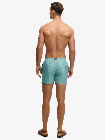 Superdry Printed Swim Shorts, Green - view 2, Green