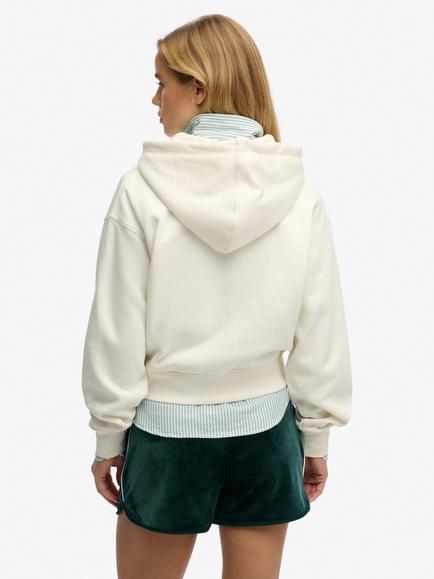 Superdry Country Club Zip Hoodie, Off White - view 2, Off White