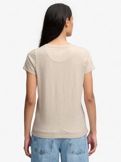 Superdry Studios Scoop Neck T-Shirt - view 2, Feather Grey