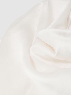 Reiss Kora Hammered Silk Sleeveless Cowl Neck Top, Ivory - view 2, Ivory