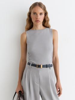 Reiss Trinny Modal Blend Vest, Grey, Grey