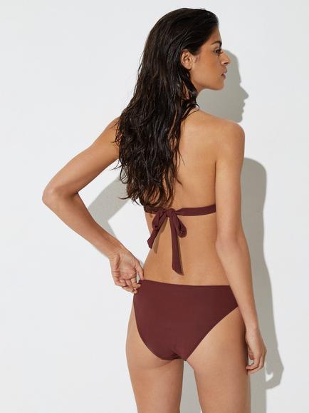 Reiss Johannah Swim Briefs, Rhubarb Red - view 2, Rhubarb Red