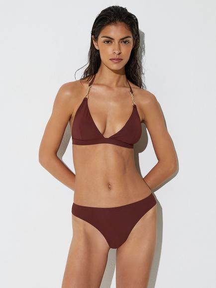 Reiss Ruby Triangle Bikini Top, Rhubarb Red, Rhubarb Red