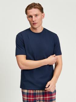 Ben Sherman Crew Neck Cotton T-Shirt, Dark Navy, Dark Navy