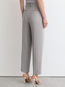 Reiss Fluid Taper Trousers containing TENCEL™ Lyocell, Grey - view 2, Grey