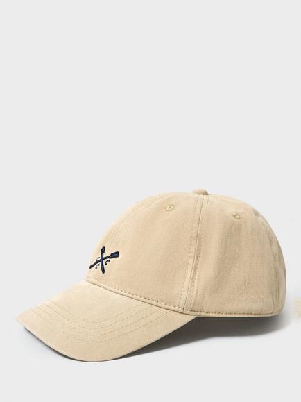 Crew Cothing Vintage Cotton Baseball Cap, Taupe, Taupe