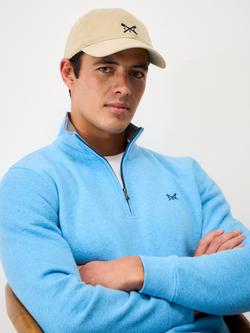 Crew Cothing Vintage Cotton Baseball Cap, Taupe - view 2, Taupe