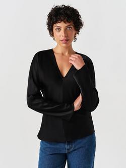 Ghost Lucille Long Sleeve Top, Black, Black