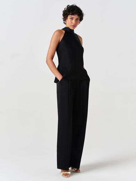 Ghost Andie Wide Leg Trousers - view 2, Black