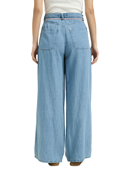 Smith & Soul High Rise Wide Leg Jeans, Light Denim - view 2, Light Denim