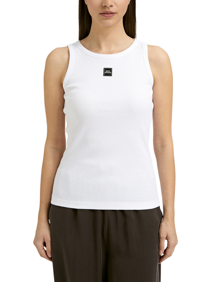 Smith & Soul Cotton Soul Studio Rib Tank Top, White, White