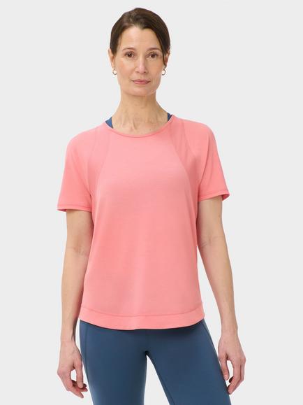 Sweaty Betty Breathe Easy Mesh T-Shirt, Melrosepink, Melrosepink