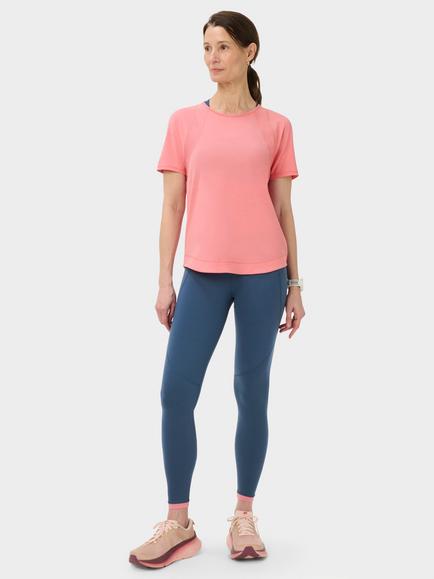 Sweaty Betty Breathe Easy Mesh T-Shirt, Melrosepink - view 2, Melrosepink