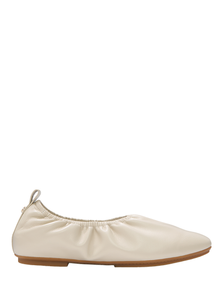 FitFlop Delicato Poise Leather Ballerina Pumps, Hazy Taupe, Hazy Taupe