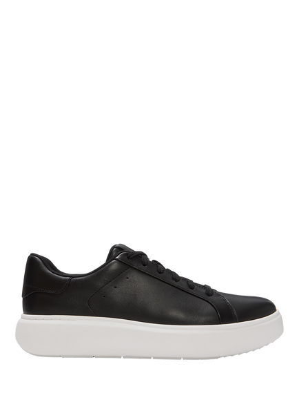 FitFlop RTG Leather Trainers, Black