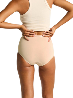 Modibodi Classic Full Period Knickers, Light Absorbency, Cashew - view 2, Cashew