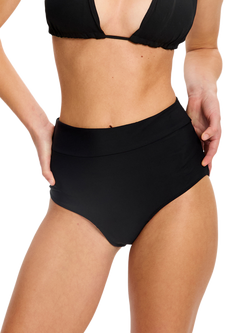 Modibodi High Waist Bikini Period Swim Briefs, Super Absorbency, Black, Black
