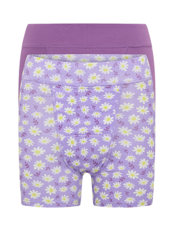 Modibodi Teen Period Sleep Shorts, Purple, Purple