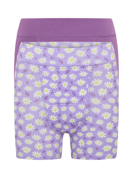 Modibodi Teen Period Sleep Shorts, Purple, Purple