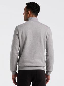 Original Penguin Cotton Blend Quarter-Zip Sweatshirt - view 2, Rain Heather