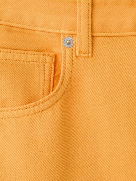 Mango Wide Leg Jeans, Orange - view 2, Orange