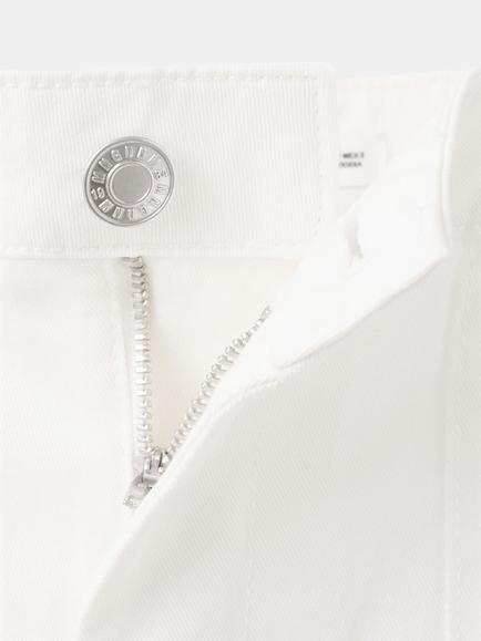 Mango Wide Leg Jeans, White - view 2, White