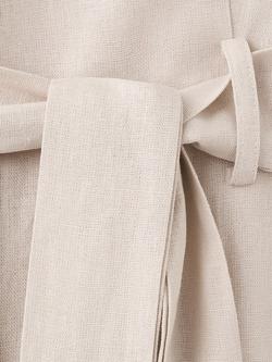 Mango Linen Blend Jumpsuit, Sand - view 2, Sand