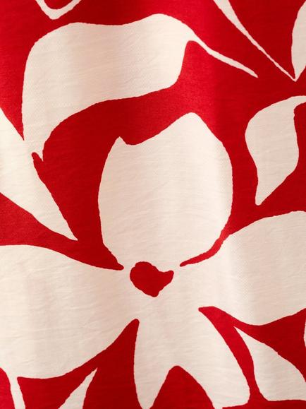 Mango Milos Floral Jumpsuit, Red - view 2, Red