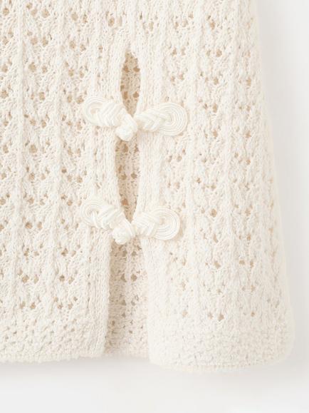 Mango Mid Rise A-Line Knitted Mini Skirt, Raw - view 2, Raw