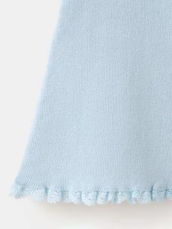 Mango Mid-Rise A-Line Mini Skirt, Sky Blue - view 2, Sky Blue