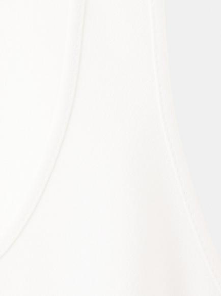 Mango Scoop Neck Sleeveless Crop Top - view 2, Off White