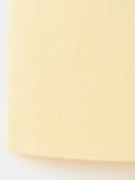 Mango Fine Knit Ribbed Straight Fit Vest, Vanilla - view 2, Vanilla