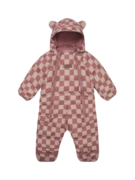 Toastie Baby Hooded Cloud Onseie, Micro Cord Pink, Micro Cord Pink