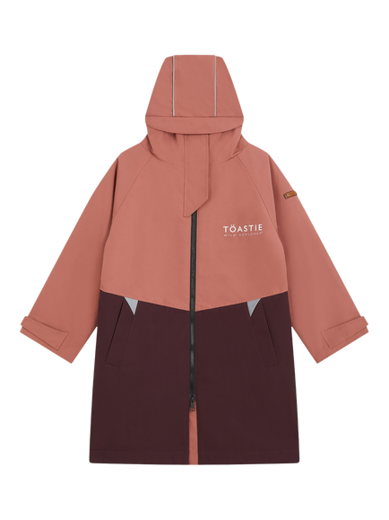 Toastie Kids' Waterproof Hooded Robe, Rose Pink, Rose Pink