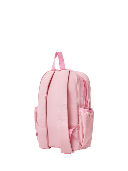 Angels by Accessorize Kids' Quilted Sequin Flower Backpack, Pink - view 2, Pink