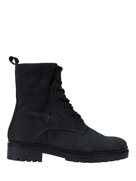 Penelope Chilvers Bartholomew Lace Up Suede Boots, Navy, Navy