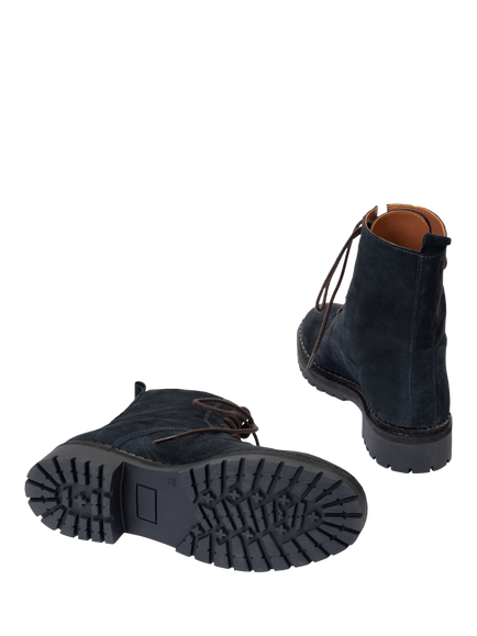 Penelope Chilvers Bartholomew Lace Up Suede Boots, Navy - view 2, Navy