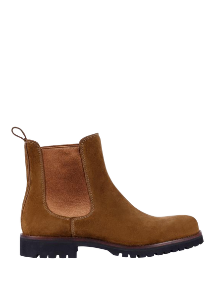 Penelope Chilvers Camino Suede Chelsea Boots, Peat, Peat