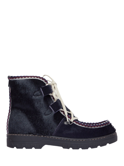 Penelope Chilvers Incredible Shearling Lined Ankle Boots, Ink, Ink