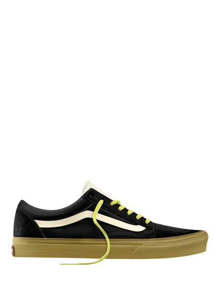 Vans Old Skool Pop Lace Trainers, Black, Black