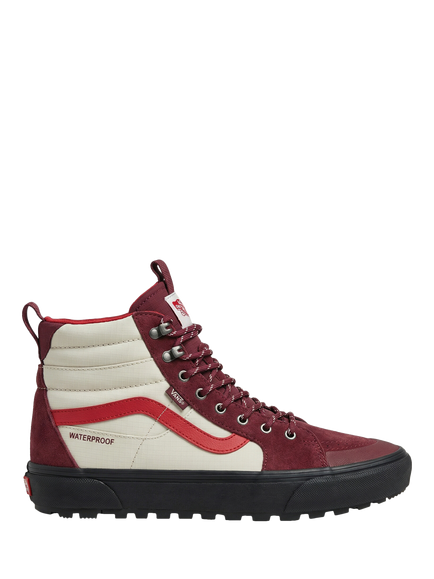Vans Sk8-Hi Waterproof Insulated Trainers, Ripstop Bordeaux, Ripstop Bordeaux