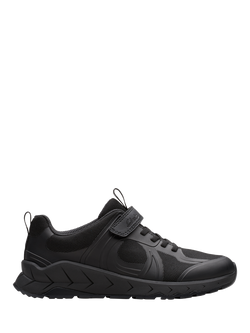Clarks Kids' Selva Edge K Trainers, Black, Black