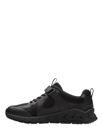 Clarks Kids' Selva Edge K Trainers, Black - view 2, Black