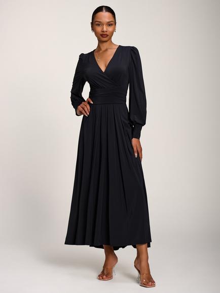 Jolie Moi Jersey Maxi Dress, Black, Black