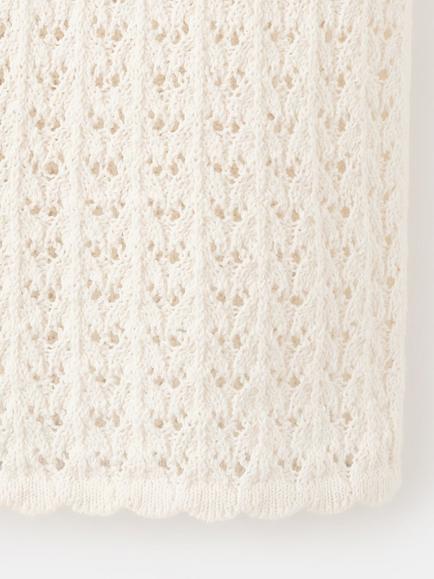 Mango Fine Knit Short Sleeve Cardigan, Raw - view 2, Raw
